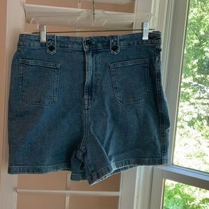 J. Crew Front Pocket Denim Shorts